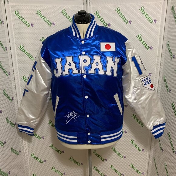 Headgear Classics Jacket Coat Shohei Ohtani Samurai Japan Dodgers #16 Oshu L